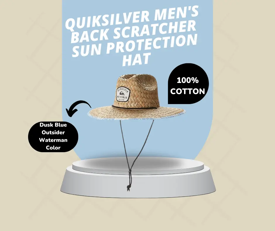 Quiksilver Mens Back Scratcher Sun Protection Hat