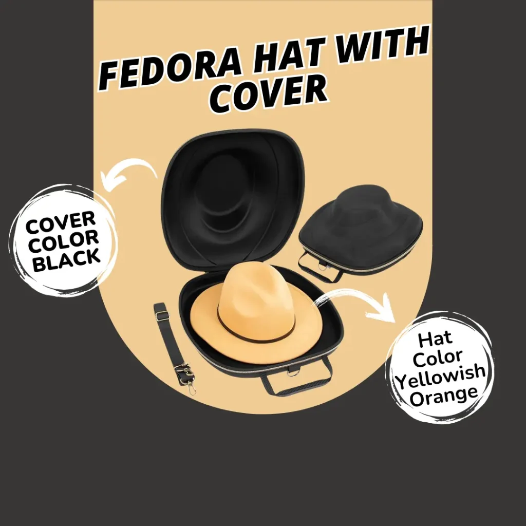 Fedora hat with cover