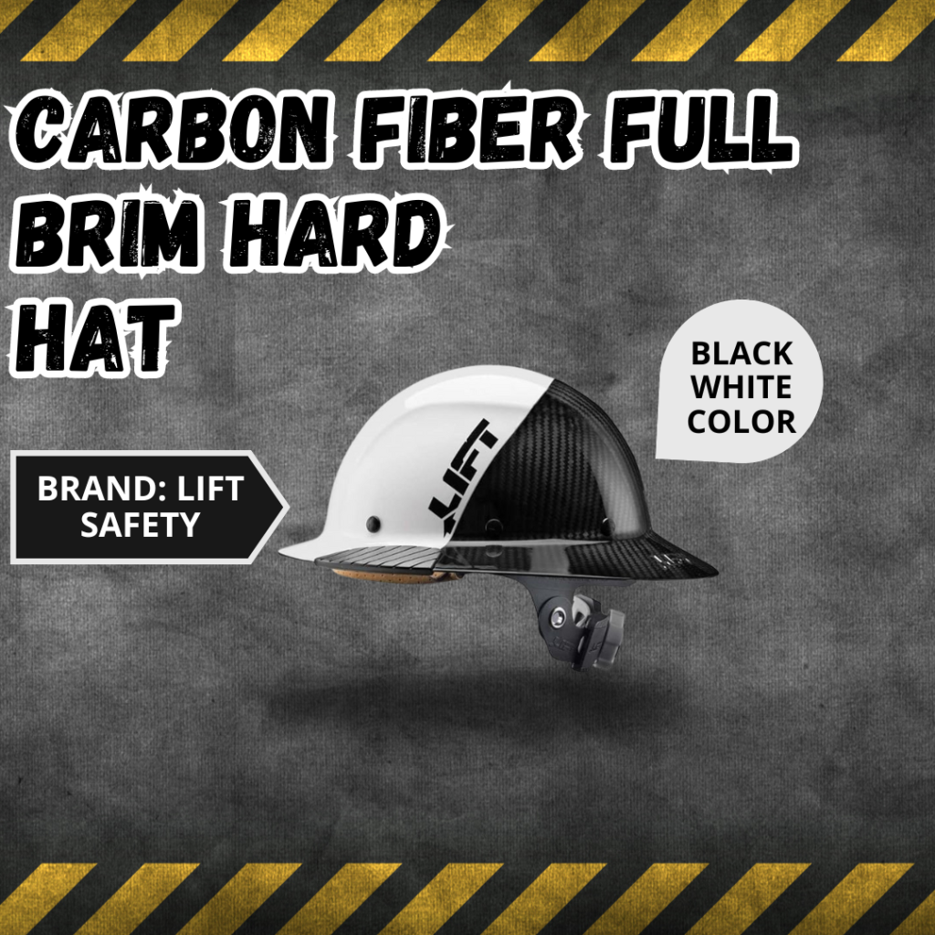 Lift DAX Fifty 50 Carbon Fiber Full Brim Hardhat