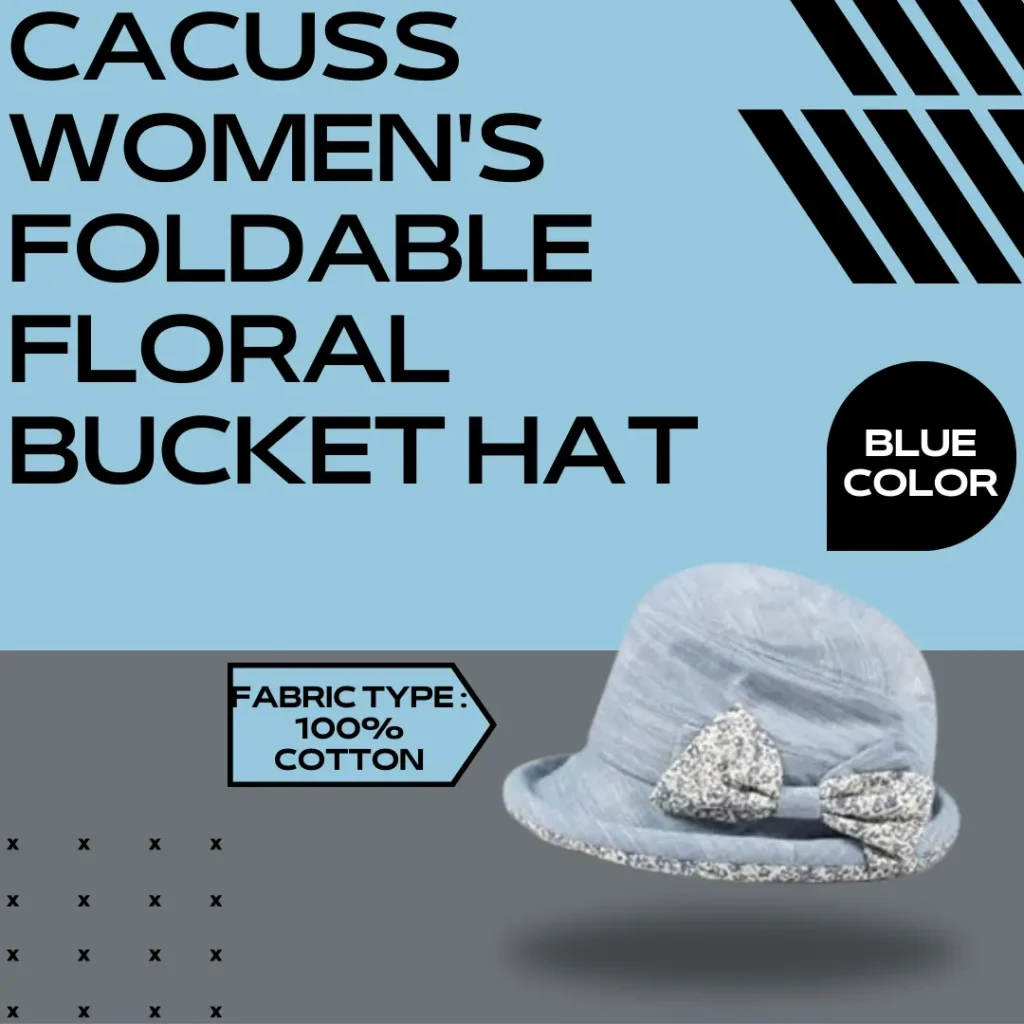 Bucket hat with Bowknot