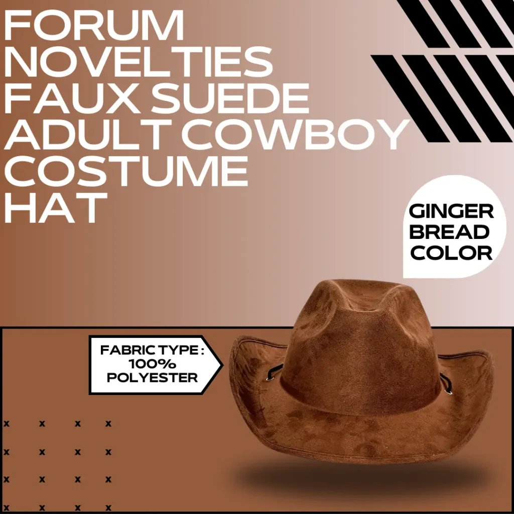 Forum novelties Faux suede adult cowboy