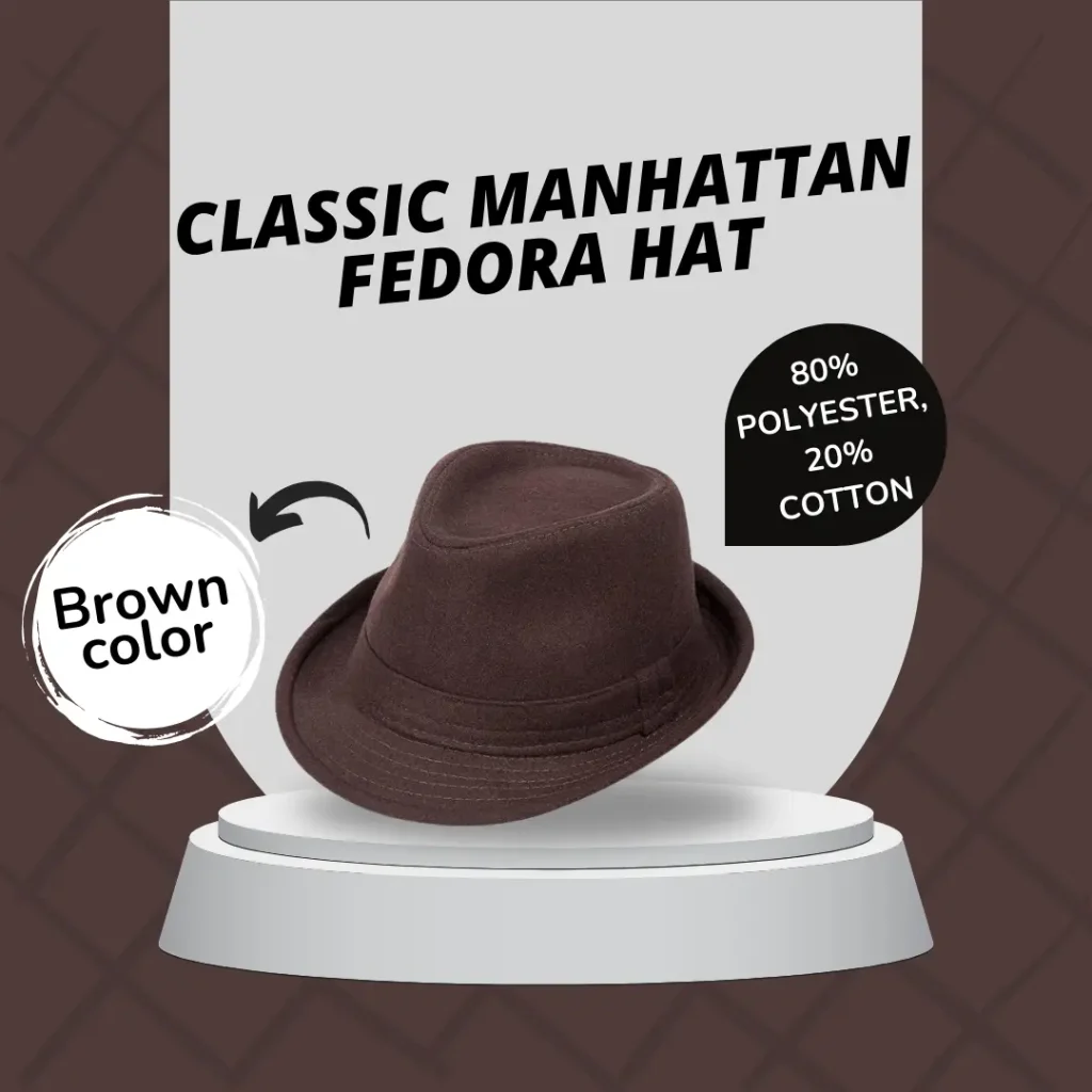 Iconic Fedora Hat