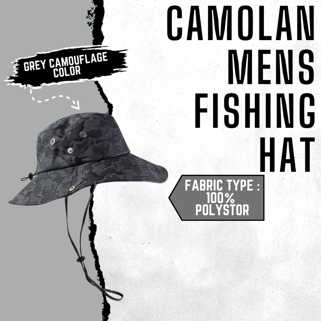 CAMOLAN MENS FISHING HAT