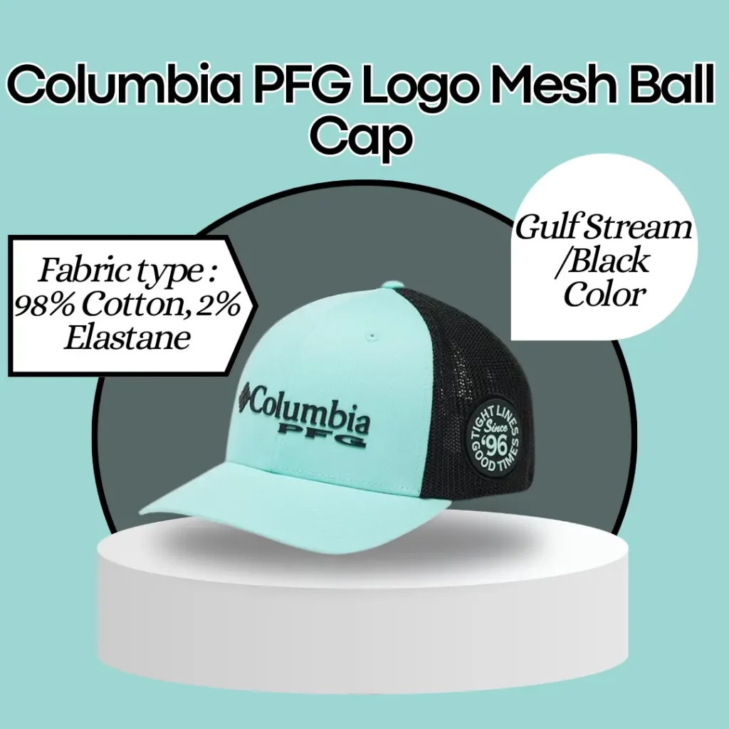 Columbia PFG Logo Mesh Ball Cap