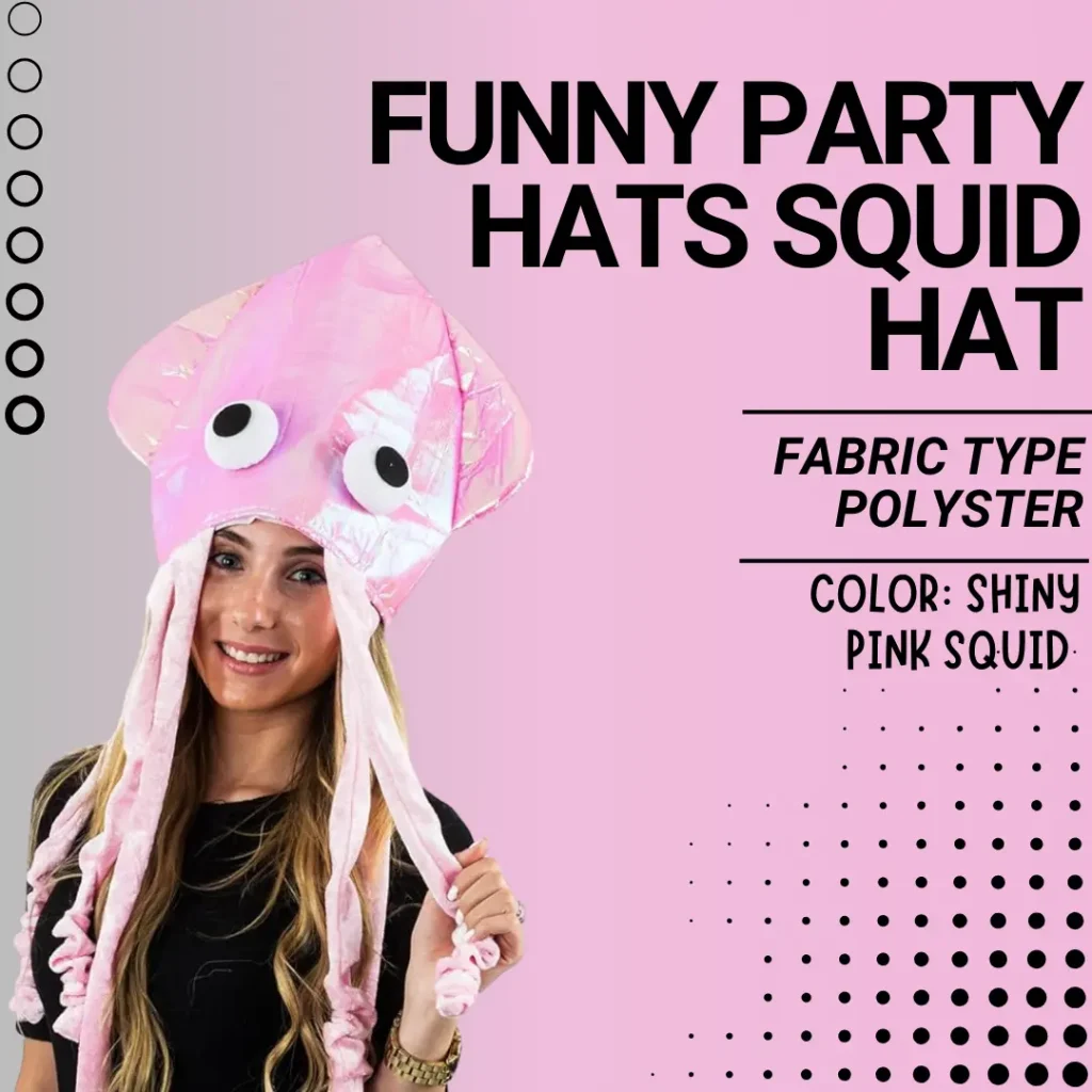 Funny Party Hats Squid Hat