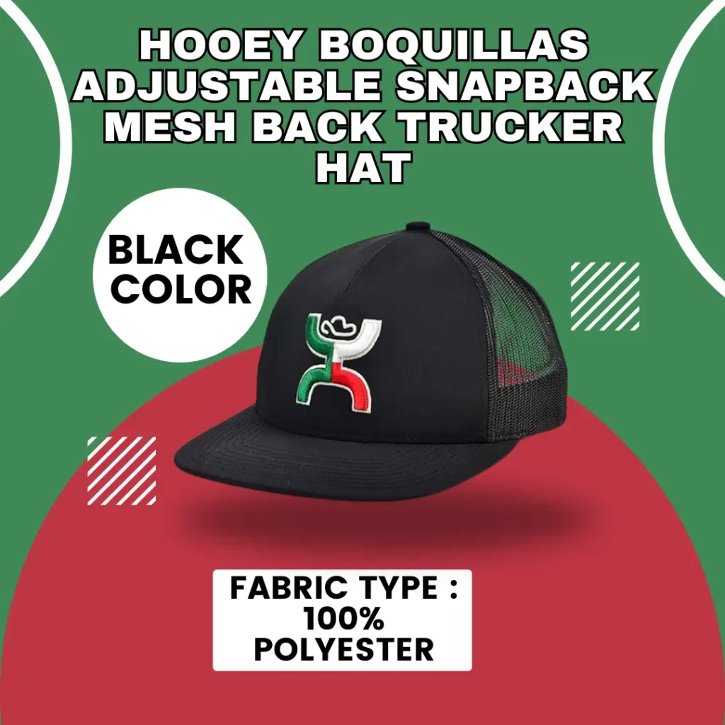 HOOEY Boquillas Adjustable Snapback Mesh Back Trucker Hat