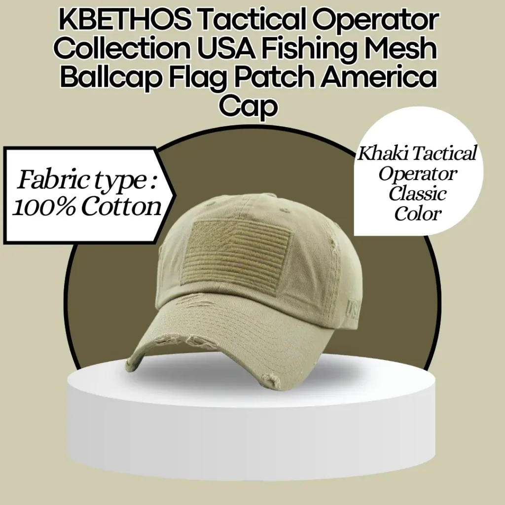 KBETHOS Tactical Operator Collection USA Fishing Mesh Ballcap Flag Patch America Outdoors Trucker Baseball Cap