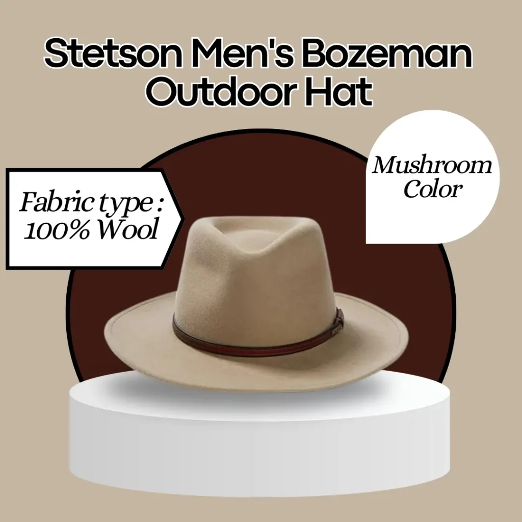 Stetson Mens Bozeman Outdoor Hat