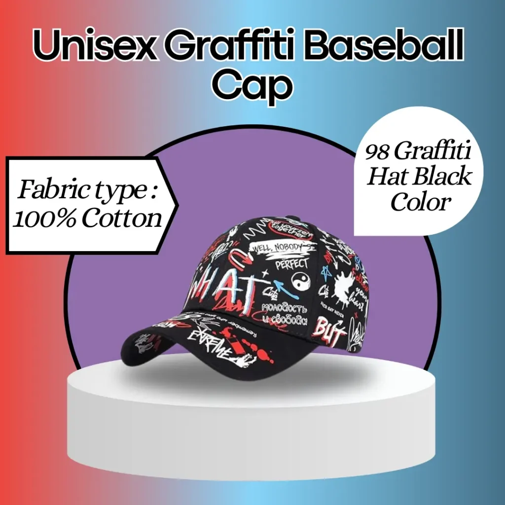 Unisex Graffiti Baseball Cap