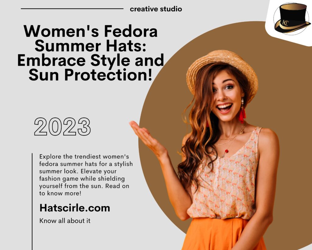 Womens Fedora hat