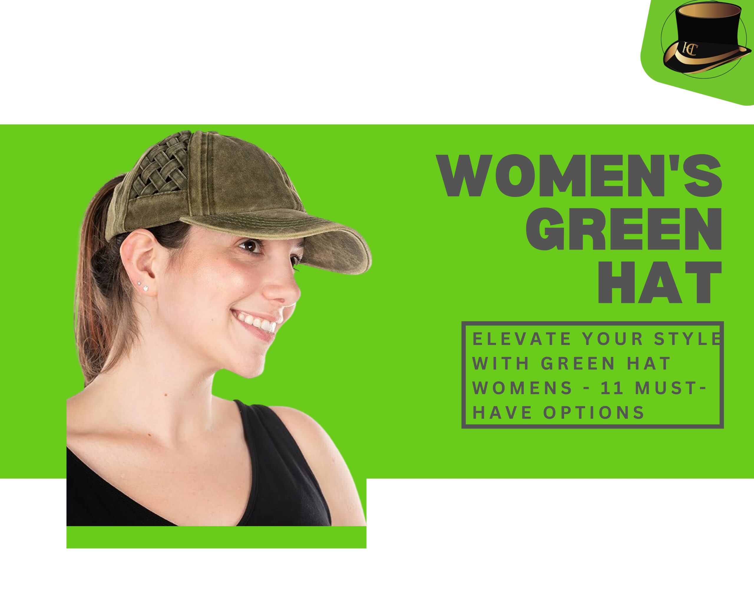 Green Hat Womens