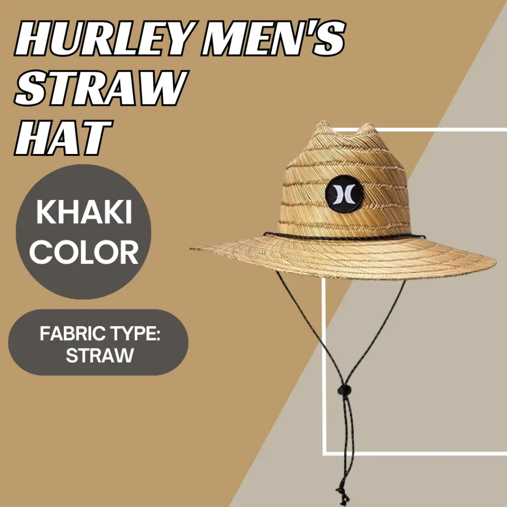 Hurley Mens Straw Hat